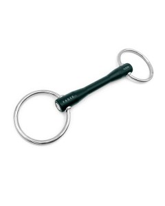 Wędzidło niełamane "Nicole Hard Rubber bit Loose rings" Fager