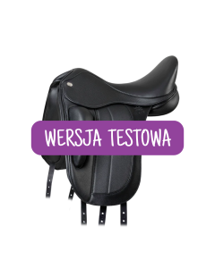 TESTY Siodło ujeżdzeniowe "Classic Deluxe Low Wither Monoflap" Fairfax 17"