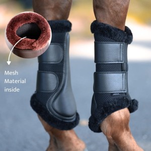 Ochraniacze z futerkiem na zewnątrz "Anatomic Mesh" Kavalkade