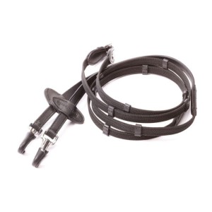 Wodze antypoślizgowe z karabińczykiem Kavalkade Silent 