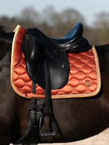 Czaprak ujeżdżeniowy "Vintage Monogram Chestnut Brown" PS of Sweden