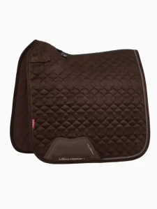 Czaprak ujeżdżeniowy "Crystal Suede Dressage Square" Brown Lemieux