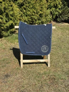 Czaprak ujeżdżeniowy "Sztruks Navy" Mattes