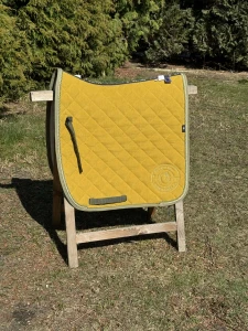 Czaprak ujeżdżeniowy "Sztruks Yellow" Mattes