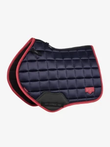 Czaprak skokowy "Loire Classic Close Contact Square" Navy/Cranberry Lemieux