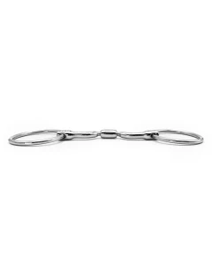 Wędzidło podwójnie łamane "Nova Loose Rings" Fager