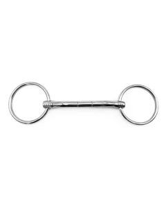 Wędzidło podwójnie łamane "Nellie Loose Rings" Fager