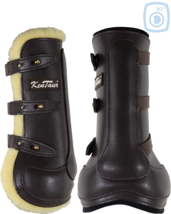 Ochraniacze przednie z futrem naturalnym/neoprenem "Oxford" Kentaur 