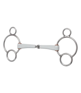 Wędzidło pojedynczo łamane 3-Ring Beris 