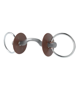 Wędzidło Loose Ring with KONNEX tongue port, SOFT, Cienkie, 7.5 cm Beris