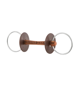 Wędzidło skórzane Loose Ring 7.5cm SOFT Beris