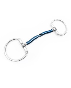 Wędzidło pojedynczo łamane "Gustav Sweet Iron Fixed Rings" Fager