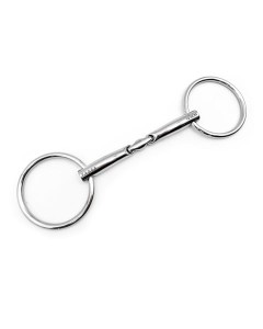 Wędzidło podwójnie łamane "Rune Loose Rings" Fager