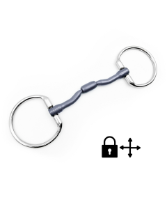 Wędzidło podwójnie łamane "Nina Titanium Fixed Rings" Fager