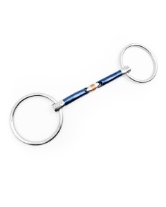 Wędzidło podwójnie łamane "John Sweet Iron Loose Ring" Fager