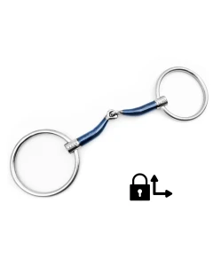 Wędzidło pojedynczo łamane "Felix Sweet Iron Loose Rings" Fager