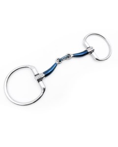 Wędzidło podwójnie łamane "Claudia Sweet Iron Fixed Rings" Fager