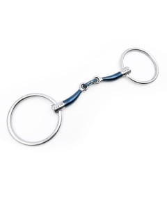 Wędzidło podwójnie łamane "Claudia Sweet Iron Loose Rings" Fager