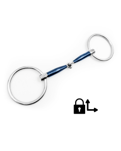 Wędzidło pojedynczo łamane "Anna Sweet Iron FSS™ Loose Rings" Fager