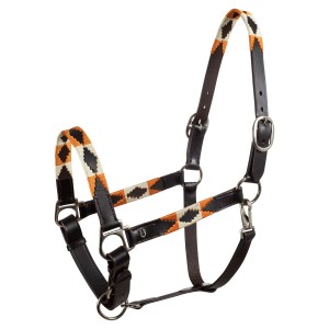 Kantar skórzany w stylu Navajo Equestro