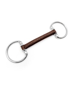 Wędzidło skórzane "Adam Leather Fixed Rings" Fager