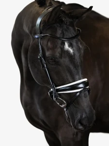 Ogłowie anatomiczne "GP Black" PS of Sweden