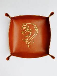 Miska skórzna na drobiazgi 