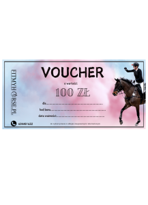 Voucher/ Bon na 100 zł do sklepu fitmyhorse.pl 