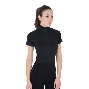 Koszulka jeździecka z krótkim rękawem "slim fit short" Equestro