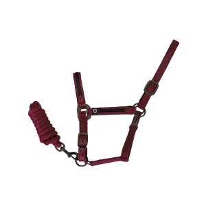 Kantar z uwiązem "Durable fleece halter" Equestro