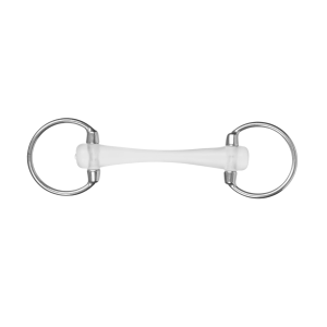 Wędzidło syntetyczne "Fixed rings" Novabett