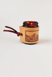 Świeca zapachowa - motyw gór