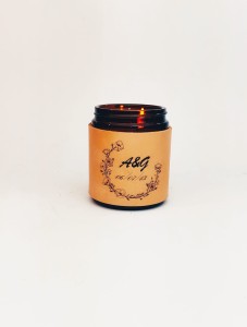 Świeca zapachowa "Inicjały" - rocznica, ślub zaręczyny