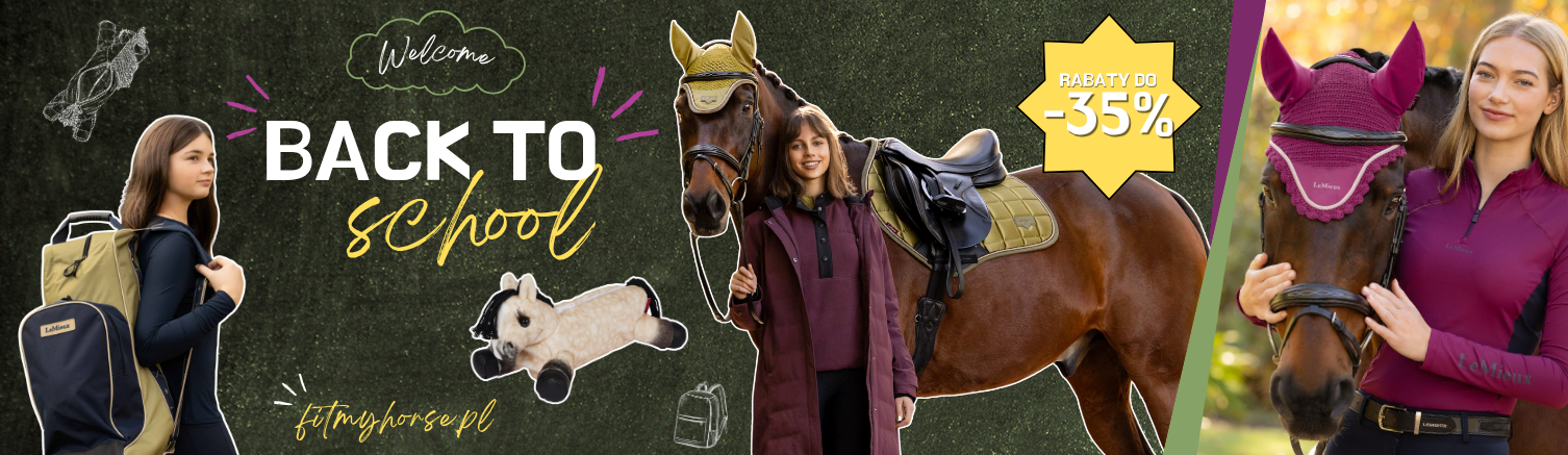 Back to school Sklep jeździecki fitmyhorse.pl  